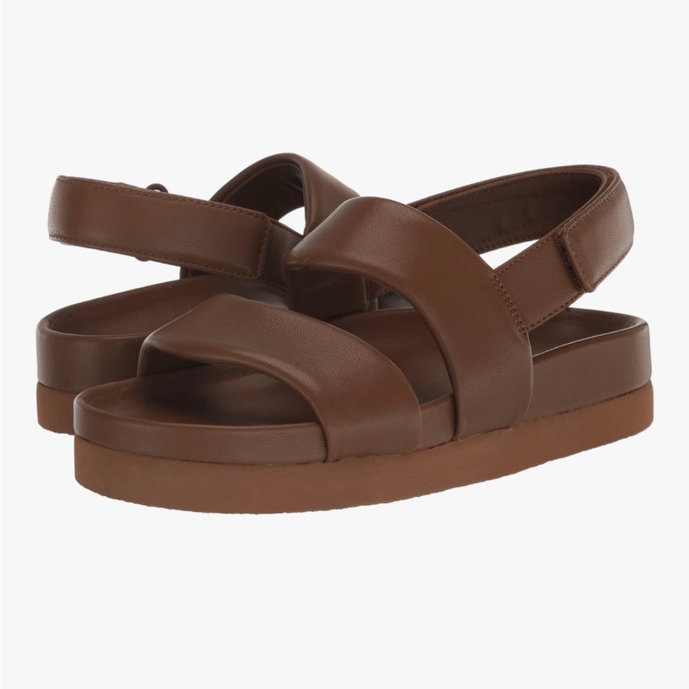 Vince Gemini Double Strap Sandals tan